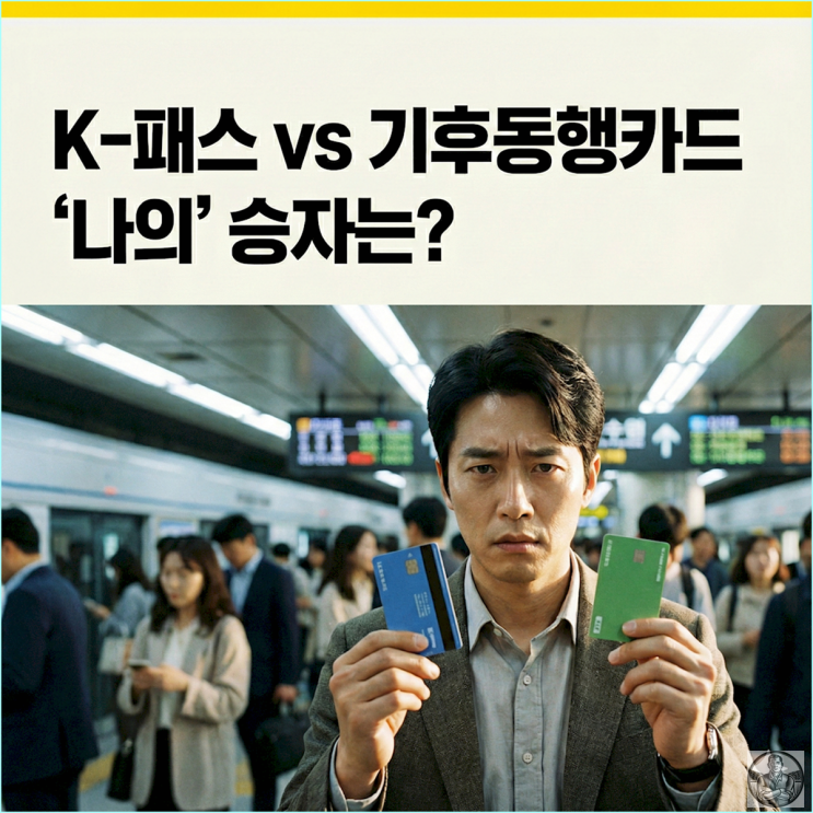  K-패스 기후동행카드 비교 경기도민 서울 출퇴근러를 위한 무조건 이득 30초 판별법