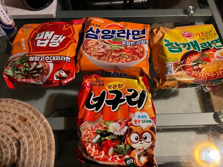  최고의 만두라면 베이스는 무엇일까? 최고의 만두라면 궁합 찾기(1) 맵탱 vs 참깨라면