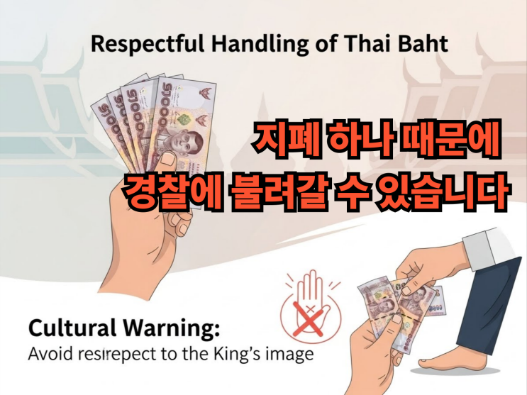  태국에서 지폐를 훼손하면 절대 안 되는 이유 (여행자 필독 주의사항)