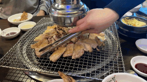  어제 저녁 천안 신방통정지구 숯불닭갈비 맛집 참숯화로구이 숯불에닭