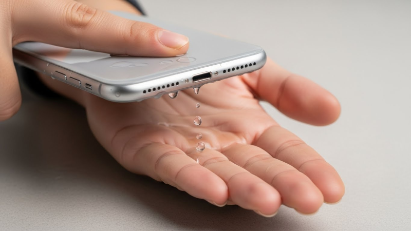 아이폰 물에 빠졌을 때 충전은 언제부터 해도 될까? 액체 감지 경고 대처법