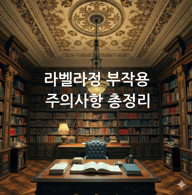  라벨라정 부작용 복용방법 총정리