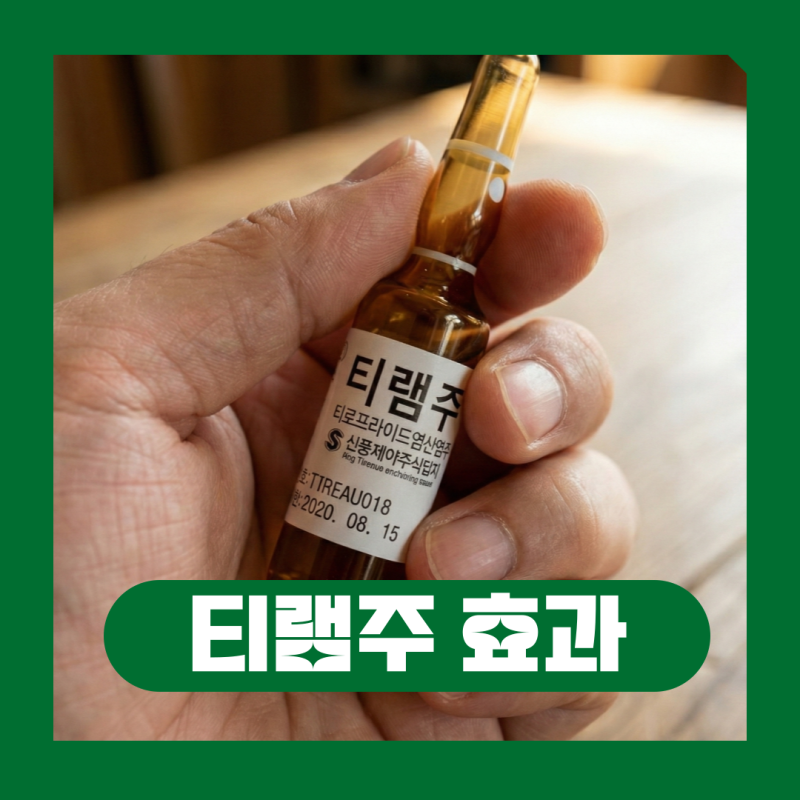 위경련 주사 티램주 진경제 효능과 부작용 알아보기