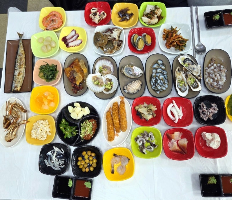 당진 방어회 맛집 섬마을횟집 스끼다시 30종 왜목마을횟집추천