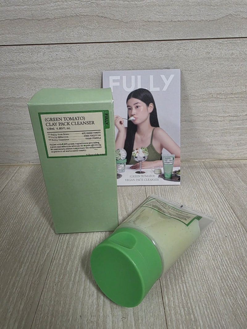 풀리 그린토마토 클레이팩 클렌저120ml 엄정화팩 내돈내산 사용후기｜ 모공·건조함 동시에 ....