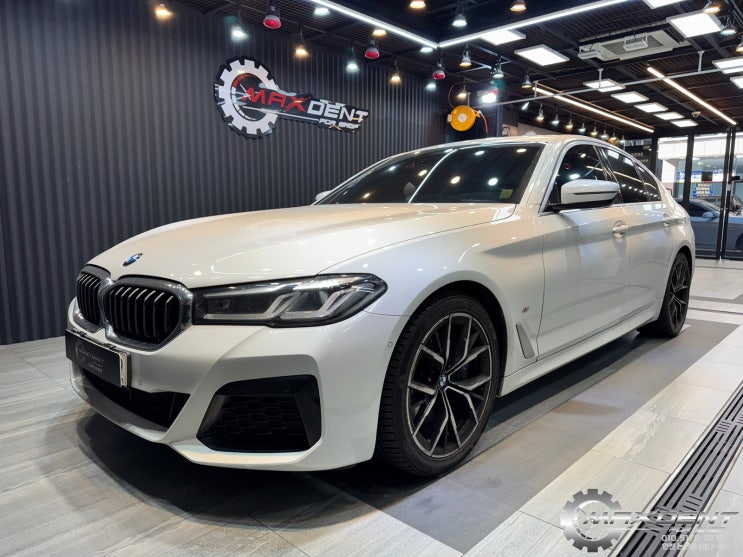  시흥덴트 BMW 530i 트렁크 엣지 찌그러짐 덴트복원 3시간 완벽 복원