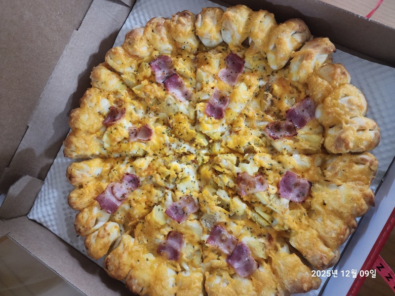 [화성 기안동 맛집] 피자스쿨 후기오치즈포테이토 + 고구마무스·치즈바이트 변경! 직화파인....