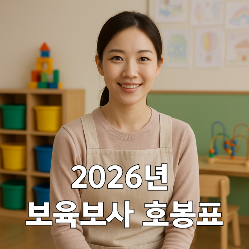 2026년 보육교사 호봉, 수당까지 포함했을 때 실수령액은?