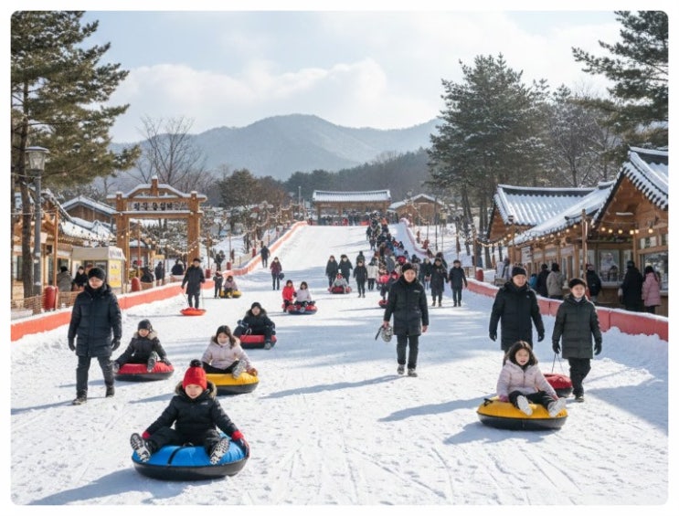  2025 겨울 전국 무료 눈썰매장 총정리 주차 먹거리 이용꿀팁 안내