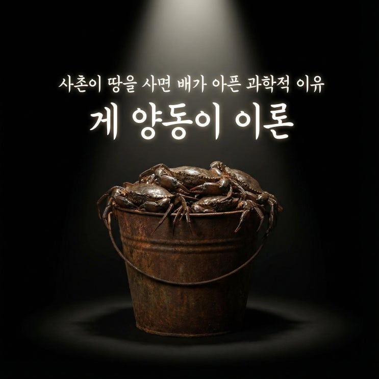  사촌이 땅을 사면 배가 아픈 과학적 이유 | 게 양동이 이론
