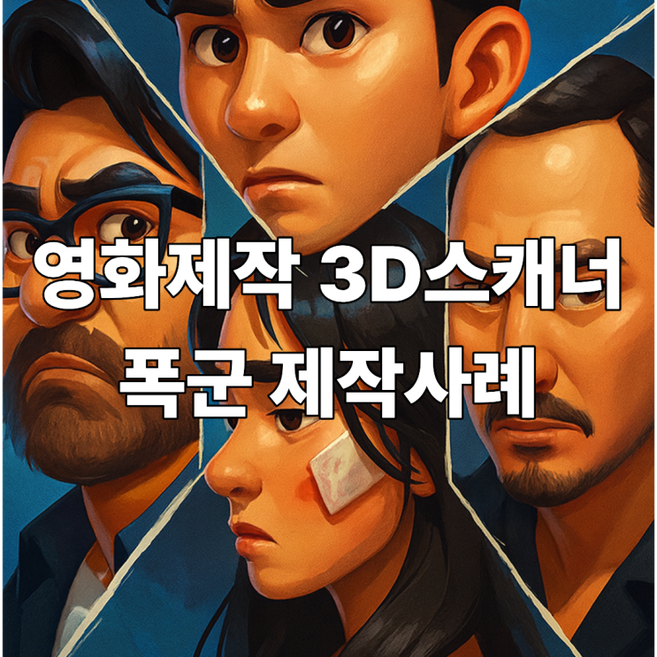  현실을 넘어 스크린 속으로: 3D 스캐너를 활용한 영화/드라마 특수효과 제작 사례 드라마 폭군 넷플릭스 크로스