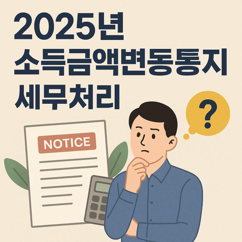 세무조사 후 소득금액변동통지 세무처리