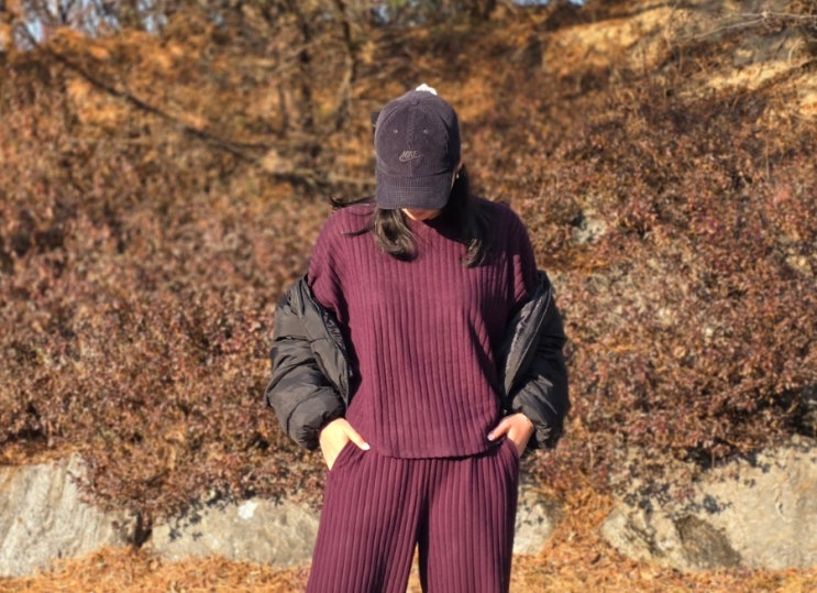  라운지웨어 편안한셋업 라페어 입고 등하원 중
