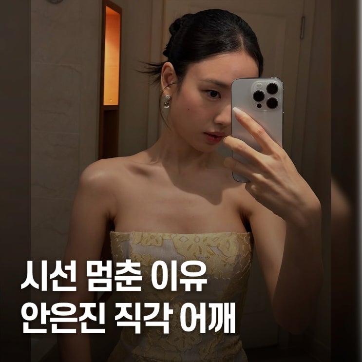  직각 어깨 실루엣.. 안은진 시상식 드레스 모음 정리