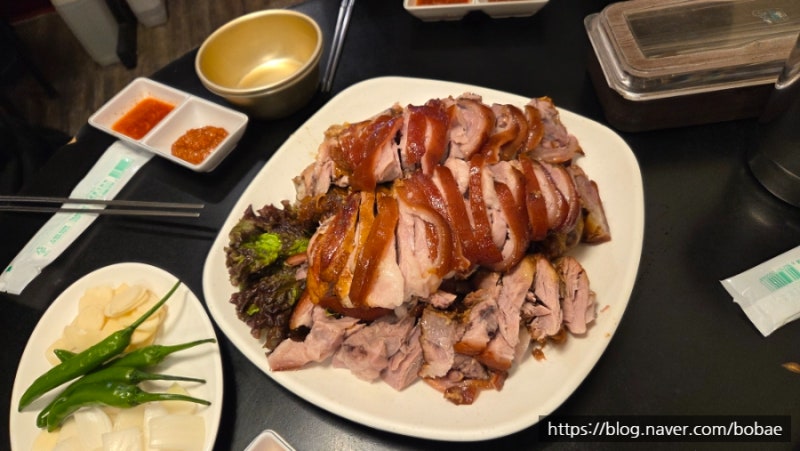 마천시장 장충동 한방족발 노랑앞치마 오늘은 배달 말고 가서 먹기