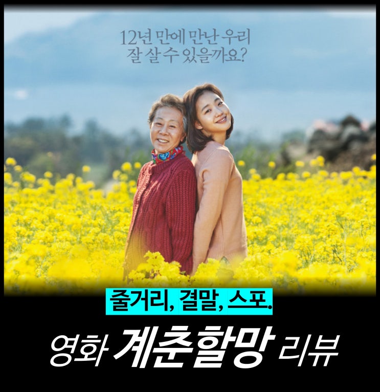  [영화 리뷰] 계춘할망 (결말, 줄거리, 뜻, 후기, 평점, OTT, 넷플릭스)