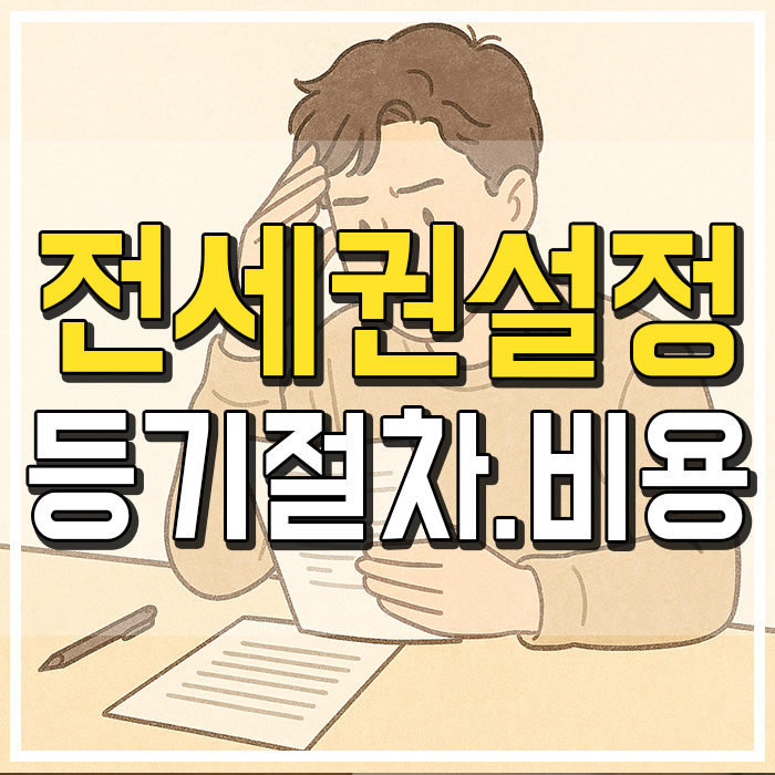  전세권 설정 비용부터 해지까지, 셀프로 끝내는 절차 총정리