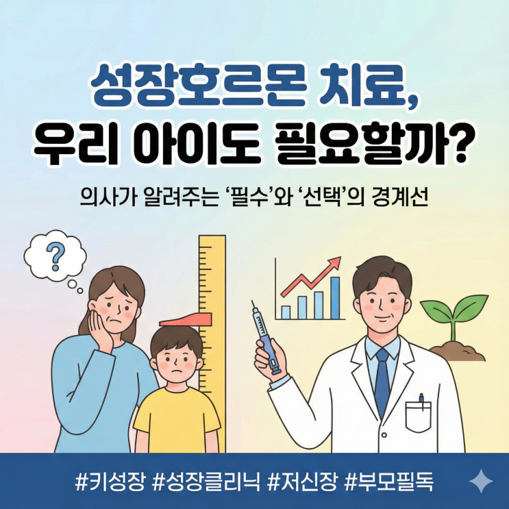   성장호르몬 치료, 우리 아이도 필요할까?