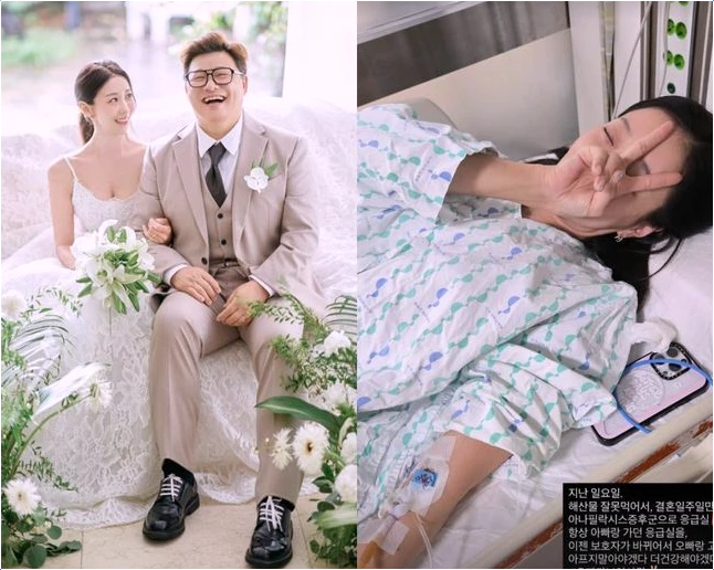  원진서 급성 아나필락시스 쇼크, 윤정수 극진 간병