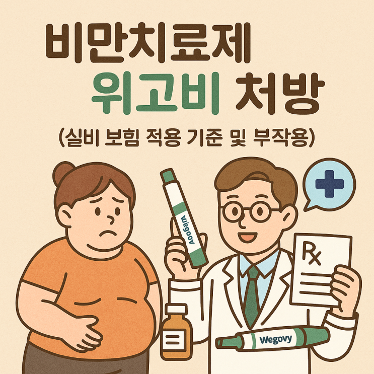  비만치료제 위고비 처방 가격 실비 보험 적용 기준 및 부작용 요요 현상 싼곳 성지 찾기