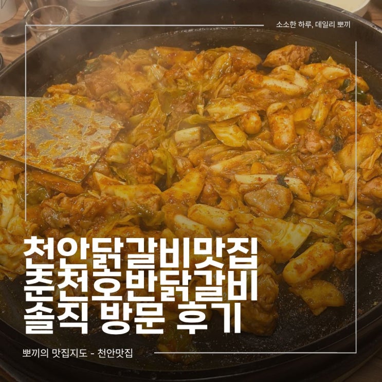  천안닭갈비맛집 추천 - 쌍용동닭갈비맛집 춘천호반닭갈비 솔직 방문 후기