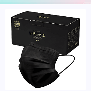 매일 쓰는 검정 마스크, 이 가격 실화? 고르고 바른 마스크 대형 50매 솔직 후기