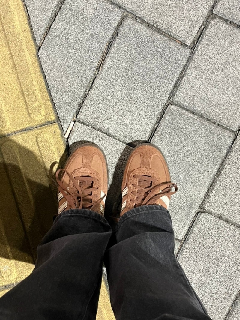 아디다스 핸드볼 스페지알 브라운 운동화 _ 후기, 사이즈팁