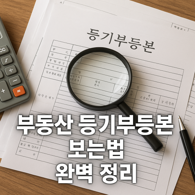  부동산 등기부등본 보는법 완벽 정리, 전세 사기 피하는 갑구 을구 해석과 신탁 등기 주의사항