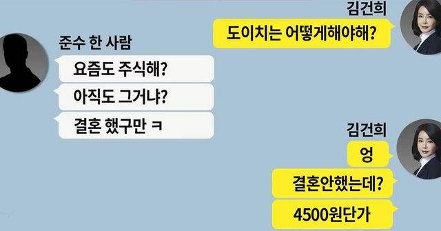  김건희 여사, 결혼 3년차였을 때 이준수에게 “결혼 안 했다”