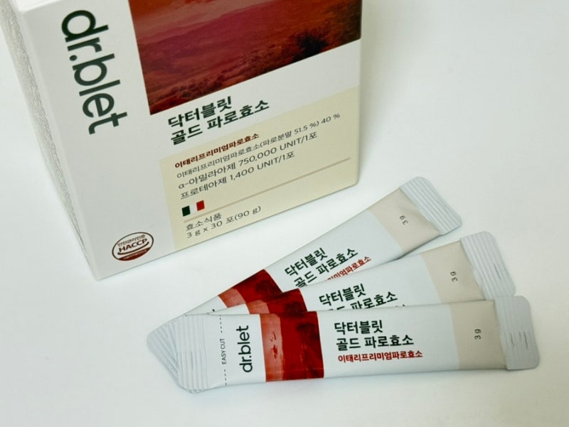 닥터블릿 이태리산 프리미엄 골드 파로효소, 꾸준히 먹을 수 있는 맛있는 효소