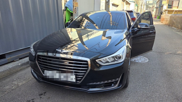  인천 남동공단 제네시스 eq900 아이나비 z1500 블랙박스 출장 교체설