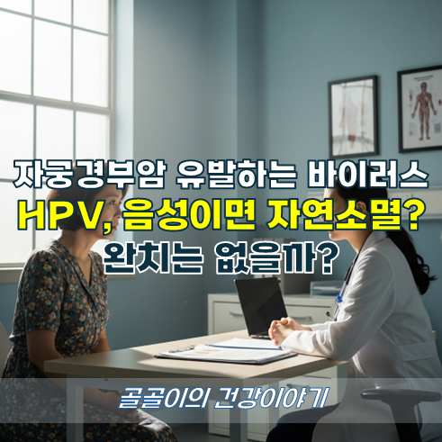 자궁경부암을 유발하는 바이러스 HPV, 음성이면 자연소멸? 완치는 있는 걸까?