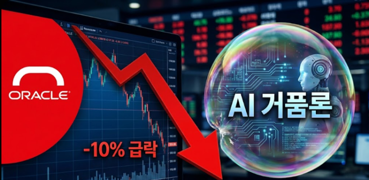  오라클 주가 10% 급락! 다시 고개 든 'AI 거품론' 왜일까?