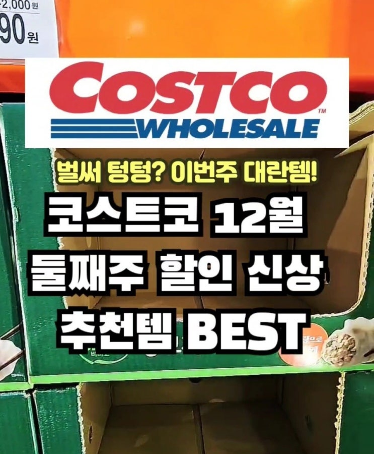  코스트코 12월 둘째주 할인 세일