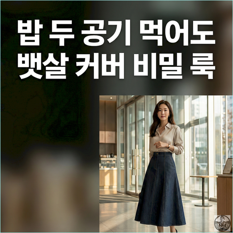  굶지 않아도 -5kg! 뱃살 순삭하는 스커트 공식 3가지