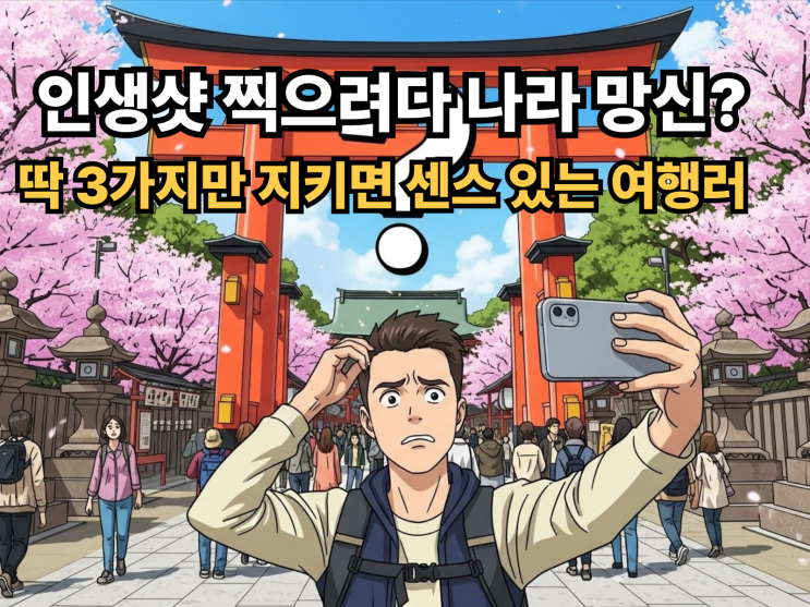   일본 여행 중 '이곳'에서 사진 찍다가 현지인에게 혼난 이유?