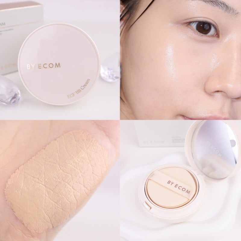 바이애콤 EGF 비비크림 청담샵에서 쓰는 광채 쿠션 지속력까지 확인!
