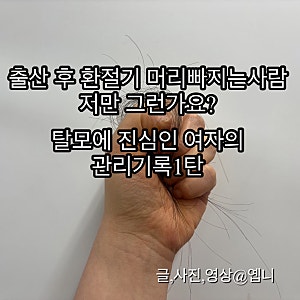 임산부 산후탈모 바이브랩 인핸싱폼 사용법 내돈내산 후기
