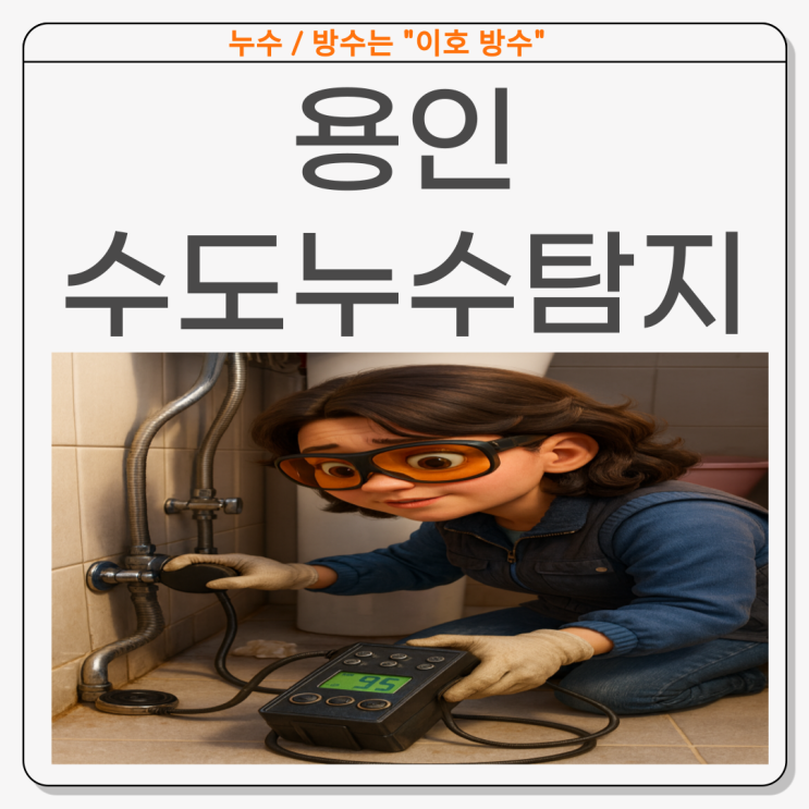  용인 수도누수탐지 일상생활보험처리로 비용 절감까지 해주는 업체 추천