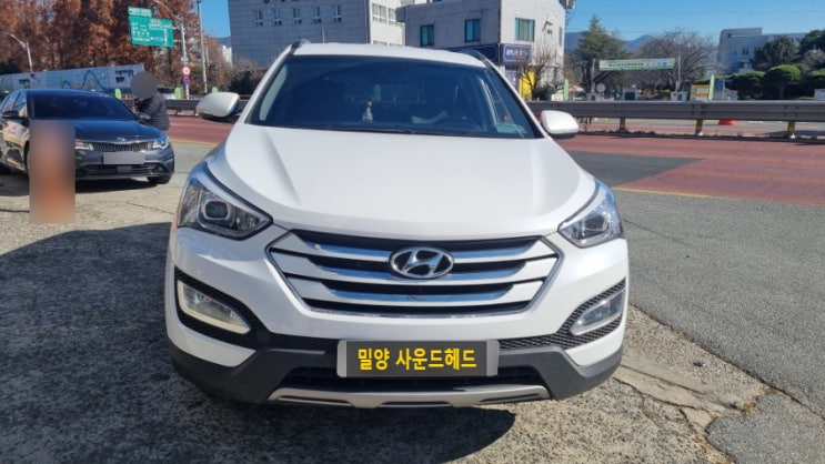  밀양 아이나비블랙박스 Z9900 교체 작업 현대 싼타페 DM