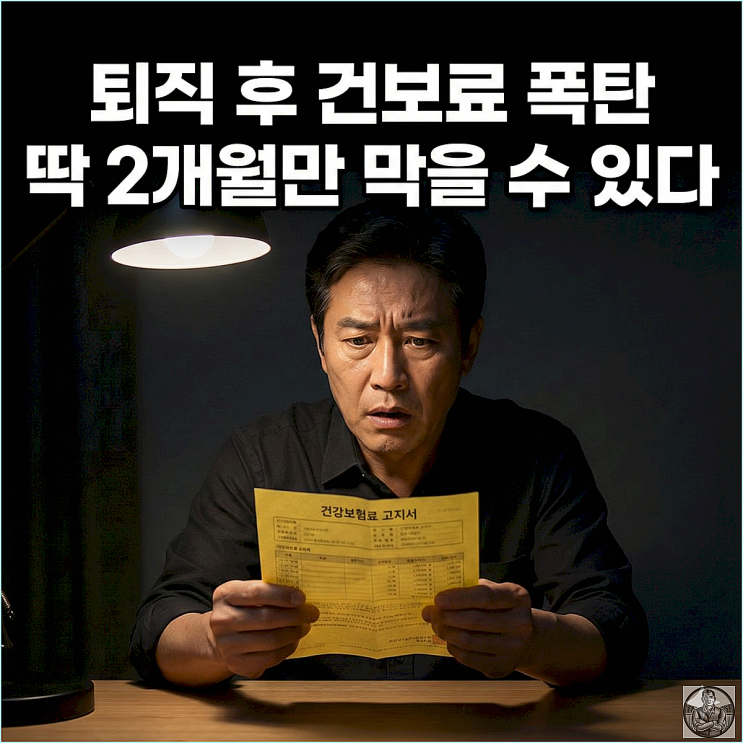  퇴직 후 건강보험료 폭탄 임의계속가입 신청 자격 및 3년 혜택 총정리