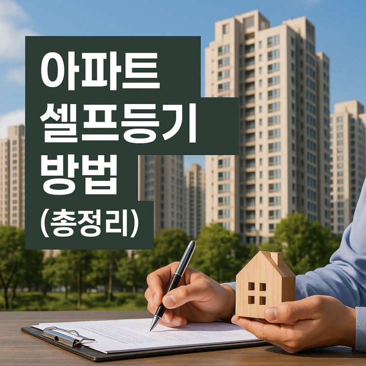  아파트 셀프등기 방법 서류 준비 위택스 취득세 납부 법무사 비용 절약