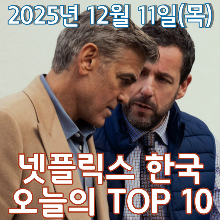  [넷플릭스 한국] 오늘의 TOP 10 - 2025년 12월 11일(목)