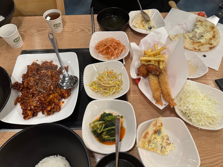  천안 풍세 고르곤졸라 피자가 있는 불향 가득 쭈꾸미맛집 아이와가볼만한곳 채육시간