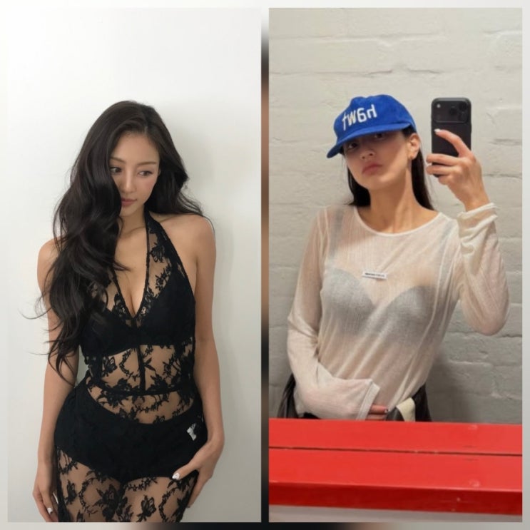  트와이스 지효 시스루 인스타 스타일링 근황
