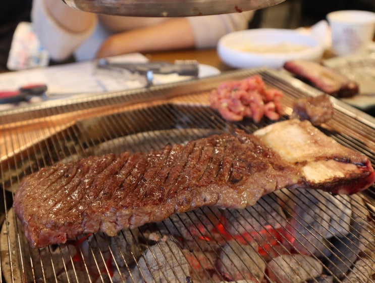  양주 갈비집 추천 : 만포갈비 양주 본점 (육회와 냉면 육전이 서비스인 현지인 맛집)