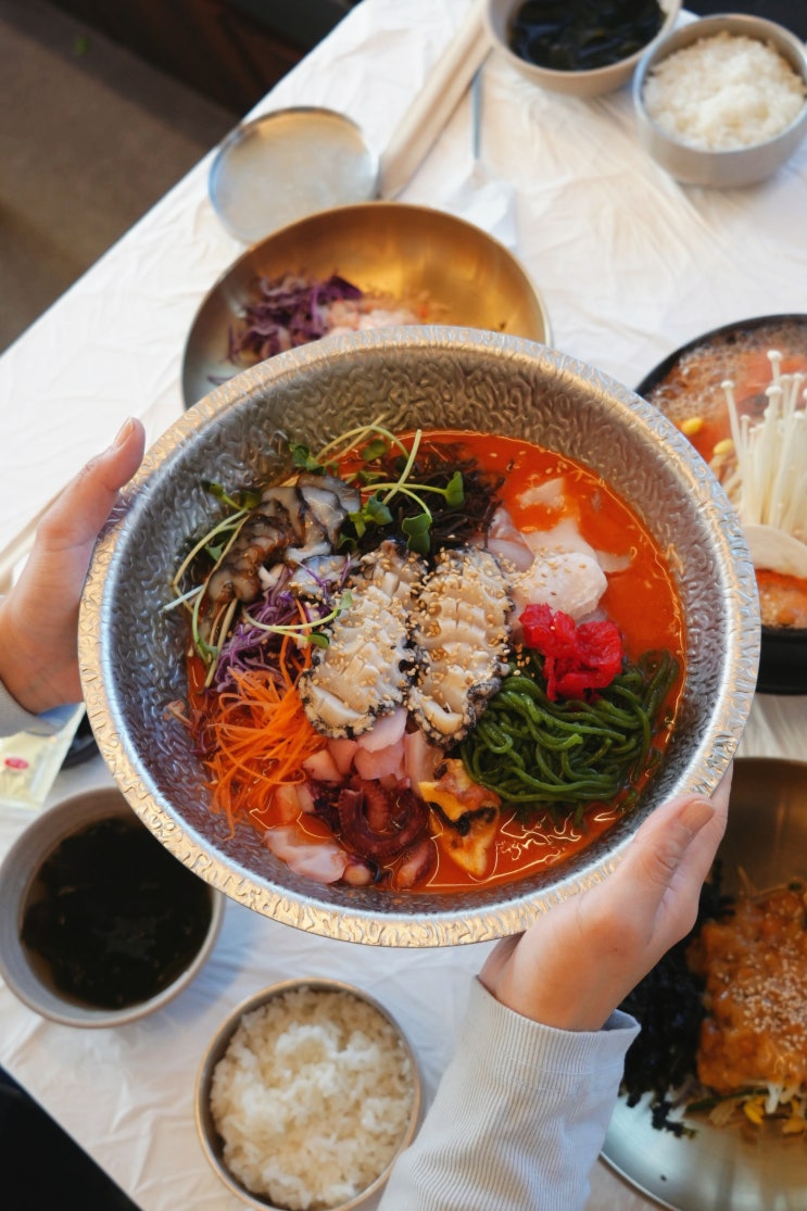  강원도 속초 물회 바람꽃해녀마을 속초 한화리조트 맛집