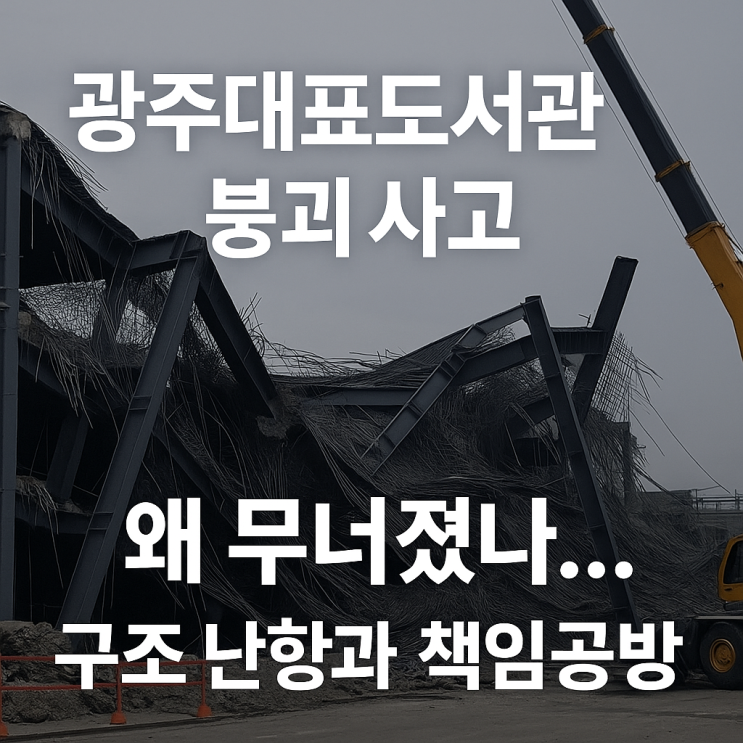 6개월 전에도 사망<b>사고</b> 있었던 <b>광주대표도서관</b>... <b>붕괴</b> 원인과... 