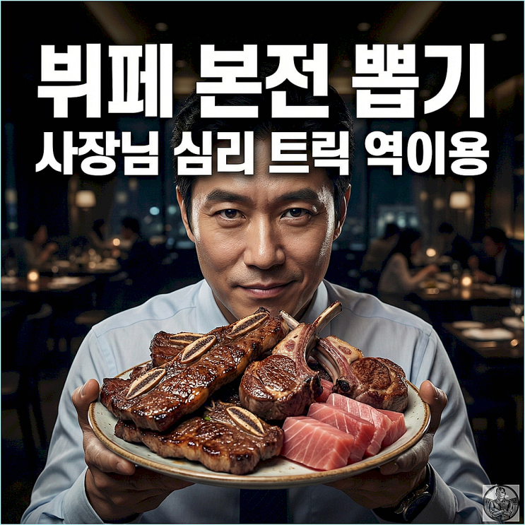  뷔페 뽕뽑기 접시 크기의 비밀과 공략법 3가지