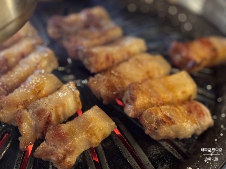  방이동 삼겹살 육화식당 잠실 회식 고기집 추천